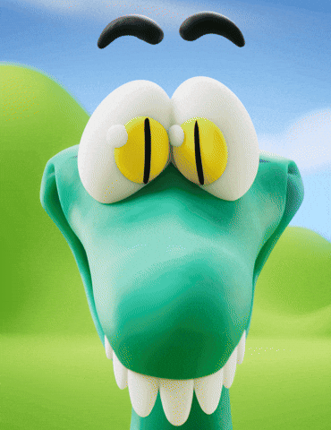 Starving Snake Eyes GIF by Claynosaurz