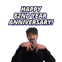 82 Year Anniversary Sticker