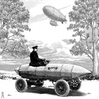 Zeppelin Oldtimer GIF
