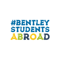 Study Abroad Bentleyu Sticker by Bentley University