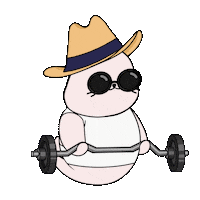 Work Out Fun Sticker by Sappy Seals Community