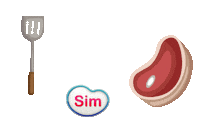simpiscinas sim carne churrasco piscina Sticker