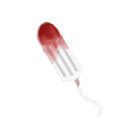 Blood Period Sticker by Callaly