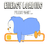 Tired Penguin Sticker by Pudgy Penguins