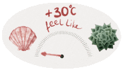 tanyashakulo hot summer weather hottime Sticker