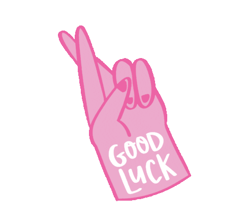 Good Luck Sticker by PINK PANDA / Licila.si
