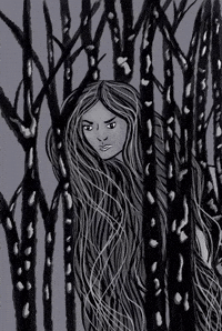 Full Moon Forest GIF by The LSD Hotel