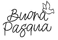 Easter Calligraphy Sticker