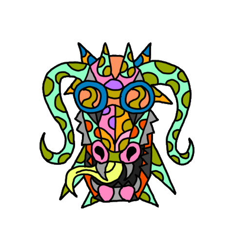 Puerto Rico Vejigante Sticker by MOYOGASH