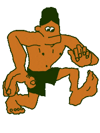 Art Running Sticker