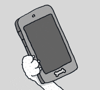 i love you iphone GIF by Chippy the dog