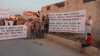 Syrians Demonstrate Against Russian Airstrikes