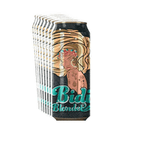 Bidi Bidi Blonde Blonde Sticker by Norwalk Brew House