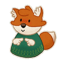 LaPesteMojo thank you fox thanks merci Sticker
