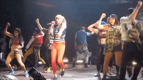 madisonmwrites giphygifmaker dancing taylor swift red tour GIF