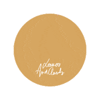 leavesandcloudsshop moon gold or lc Sticker