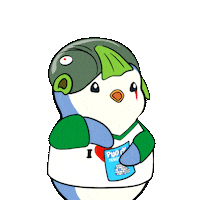 Hungry Nft Sticker by Pudgy Memez