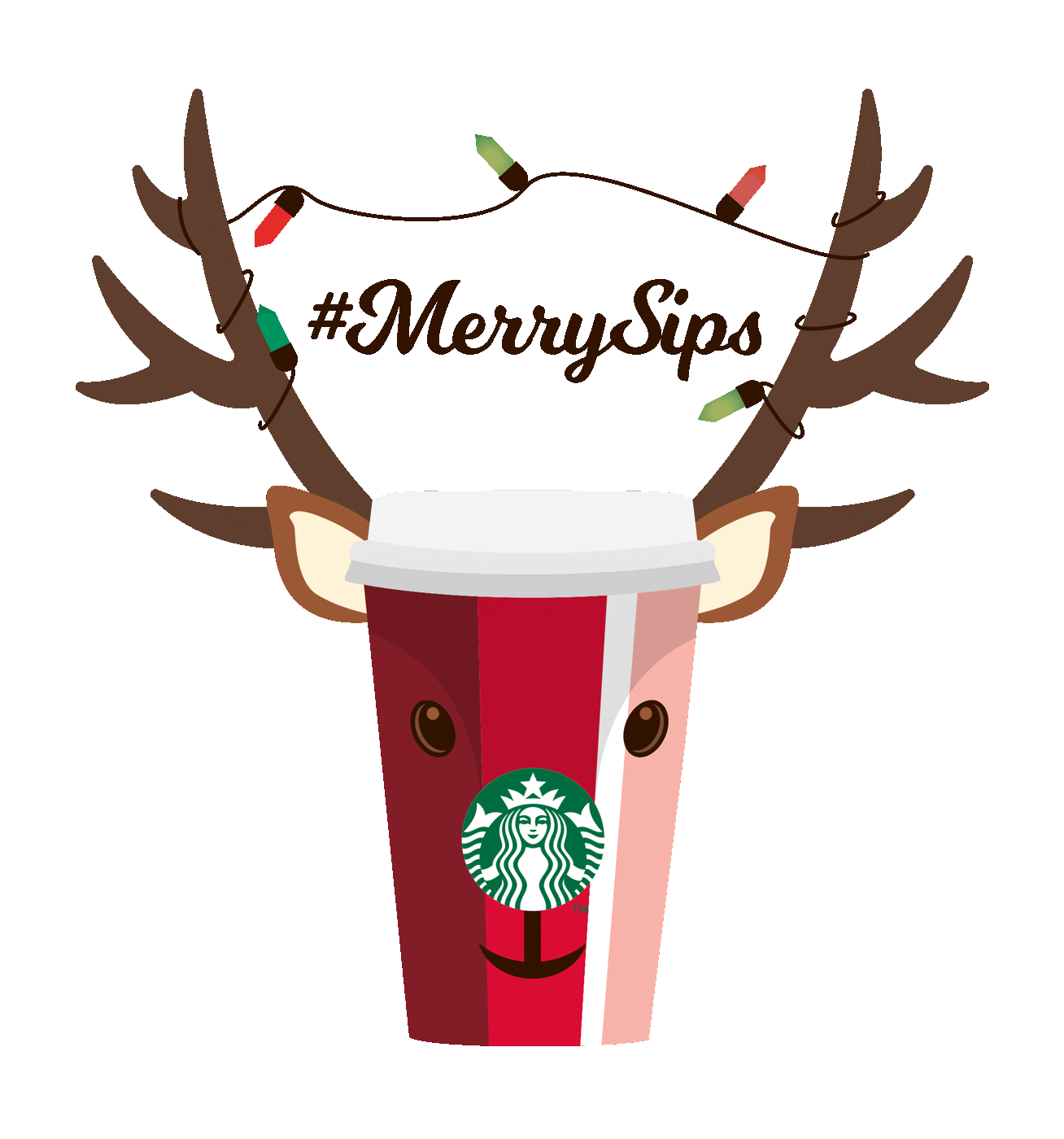 but first coffee christmas Sticker