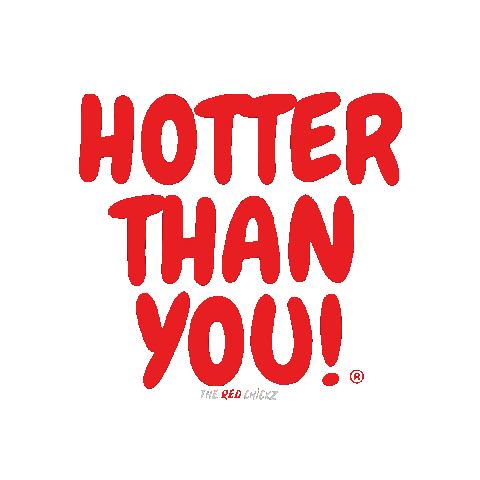 TheRedChickz hot fun sexy red Sticker