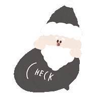 Christmas Check Sticker