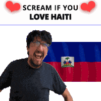 Haiti Flag Sticker