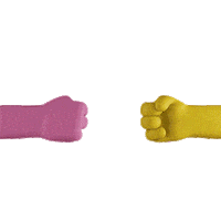 Somos_Chumbo hey hola fist bump publicidad Sticker