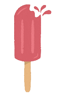 Ice Cream Eating Sticker