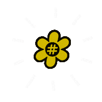Flower Spinning Sticker by watertheplant