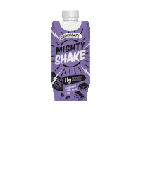 GetMIGHTY vegan chocolate protein milkshake Sticker