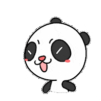 panda hello Sticker