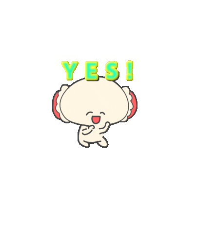 Haradan happy yes yeah makurachan Sticker