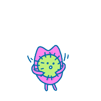 happy bounce Sticker by AWAGUMO