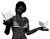 Black And White Art Sticker by badblueprints