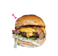 burger love Sticker by 7boneburgerco