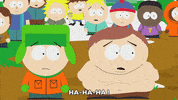eric cartman laughing GIF by South Park 