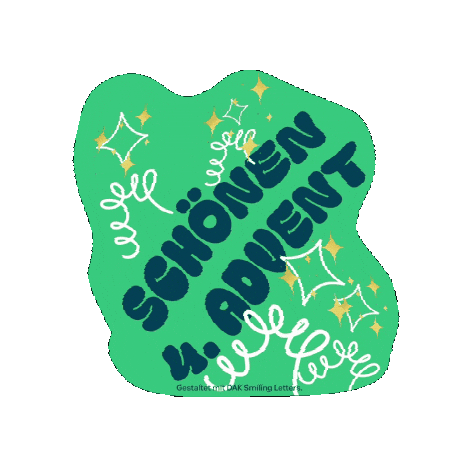 Advent Dak Sticker by DAK-Gesundheit