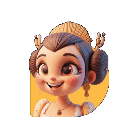 Aunoa giphygifmaker valencia fallas fallera Sticker