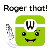 Roger Understand Sticker by Wakuliner