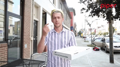 pipercreative giphygifmaker pizza king pittsburgh GIF