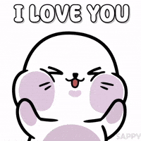 I Love You Face GIF by Sappy Seals