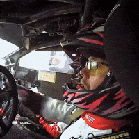 Panic Driving GIF by FIA World Rally Championship