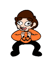 Caotikman halloween spooky month spooky dance colegagendarios Sticker