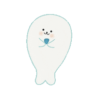 rangpeach incheon 인천 물개 조개 Sticker