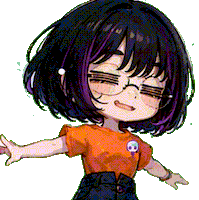 Trouble Komaru Sticker