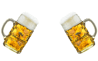 Beer Drinking Sticker by schwarzbraeu