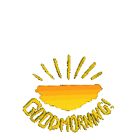 Good Morning Coffee Sticker