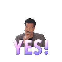 Lionel Richie Yes Sticker by American Idol
