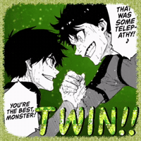 Soumycin monster friendship manga best friends GIF