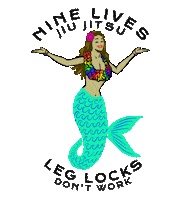 Nine Lives Bjj Sticker by Nine Lives Jiu Jitsu