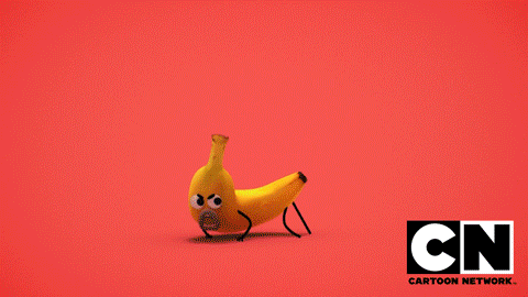 Banana Joe Loop GIF by Cartoon Network EMEA